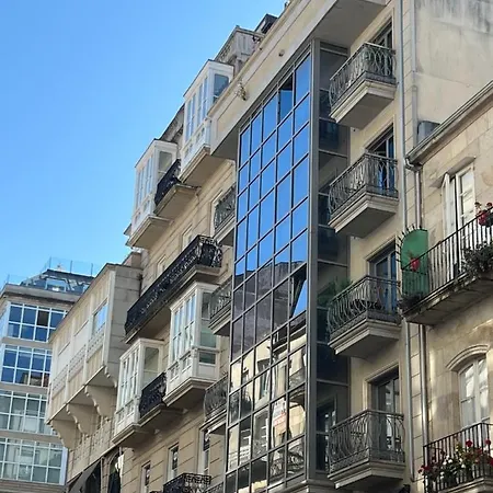 The Blue Flat Vigo Apartment Exterior photo